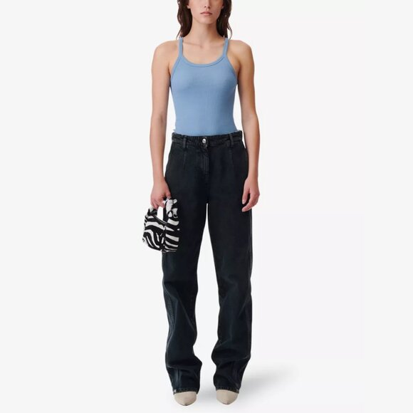 💖 IRO Jeans Ceaumar High Rise Straight Leg Jeans - Picture 1 of 7